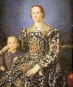 Agnolo Bronzino Eleanora di Toledo with her son Giovanni de' Medici oil